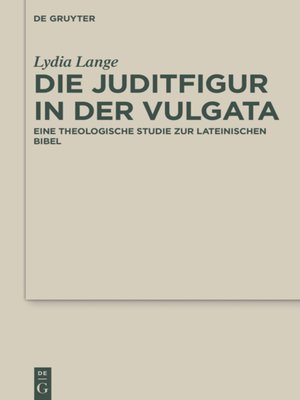 cover image of Die Juditfigur in der Vulgata